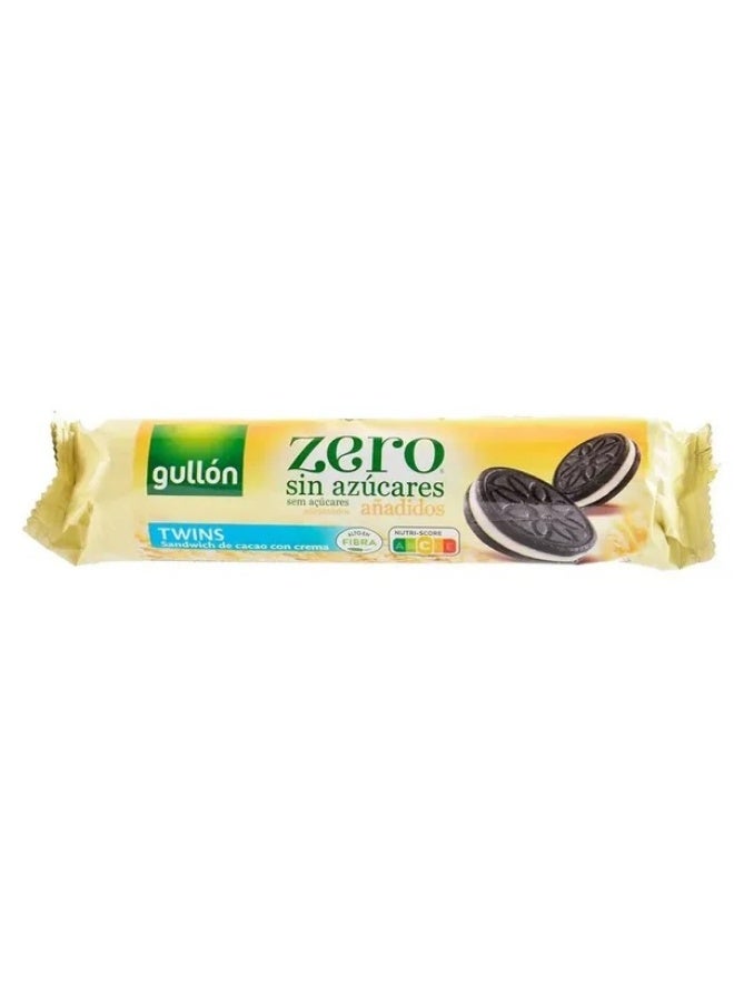 Gullon Zero Twins Sugar Free Sandwich Cacao Crema 147g - Image 2